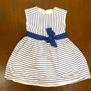 Carter’s Blue & White Striped Summer Dress 4T
